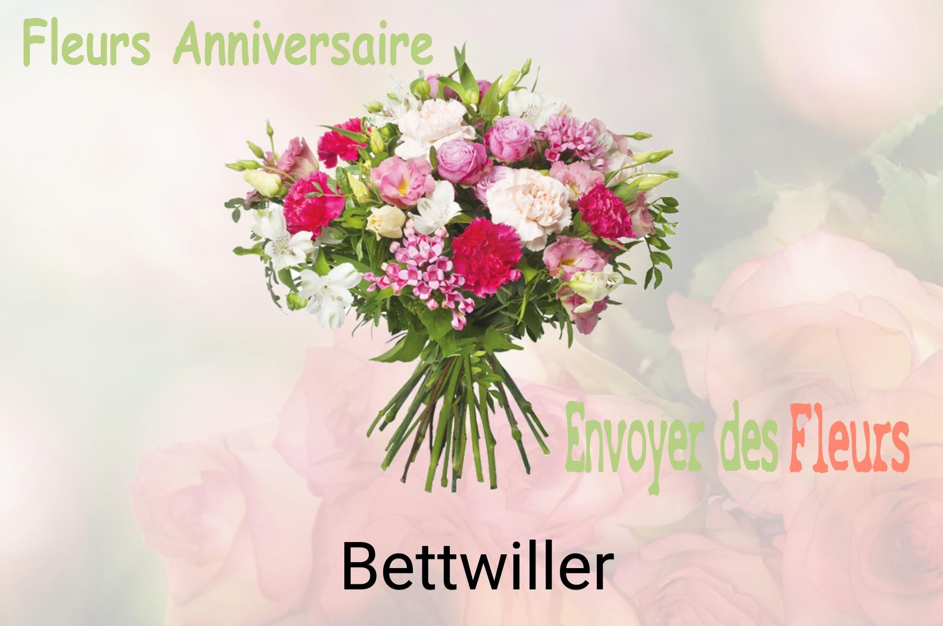 Bouquet de fleurs d’anniversaire livré à Bettwiller